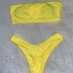 Neon bandu bikini